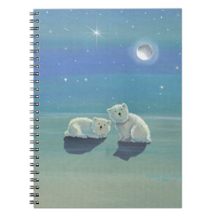 Cute Polar Bear Cubs Notebook