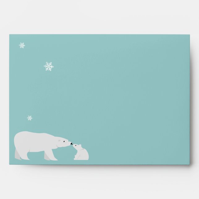 Cute Polar Bear Envelope (Front)