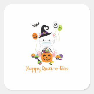 Cute Polar Bear For Animal Lovers Square Sticker