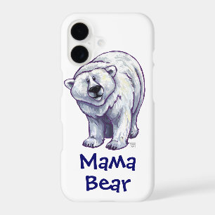 Cute Polar Bear for Mom Case-Mate iPhone Case