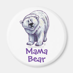 Cute Polar Bear for Mom Magnet