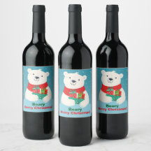 Cute Polar Bear Gifts & Playful Message Christmas 