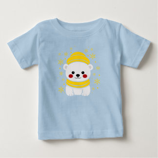 Cute Polar Bear Winter Baby T-Shirt