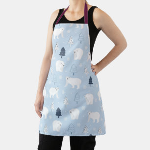 Cute Polar Bears Apron