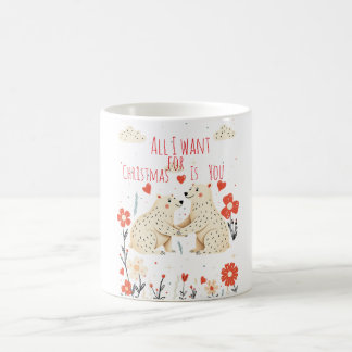 Cute Polar Bears Christmas Mug
