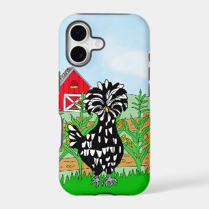 Cute Polish Chicken and Farm