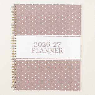 Cute Polka Dot Pattern Planner