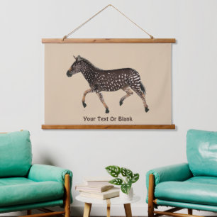 Cute Polka Dot Zebra Hanging Tapestry