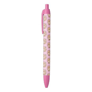 Cute Pom Black Ink Pen
