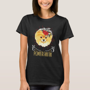 Cute Pomeranian Delightful Cheerful Animal T-Shirt
