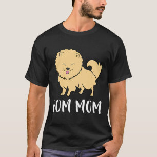 Cute Pomeranian Mom Cute Pom Mom Pomeranian Dog T-Shirt