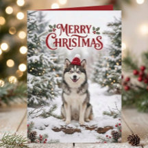 Cute Pomsky Puppy Husky Dog Lover Christmas