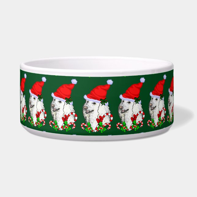 Cute Poodle Christmas    (Front)