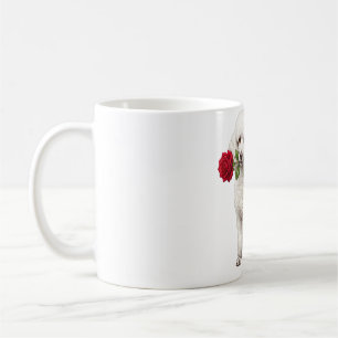 ‏Cute Poodle Dog Coffee Mug
