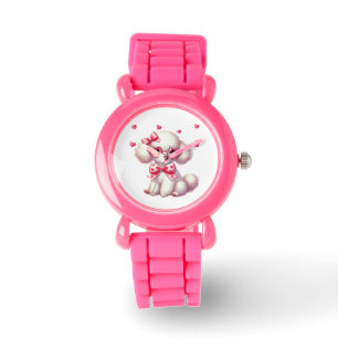 Cute Poodle Kids' Watch