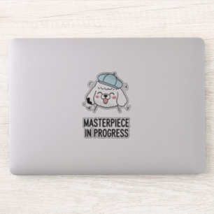 Cute Poodle Puppy Rosy Cheeks Blue Transparent