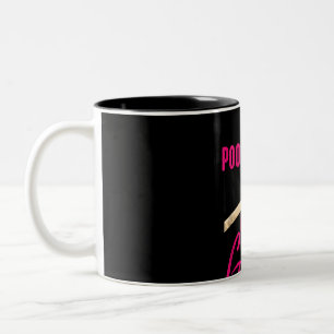 Cute Pool Chalk Is My Funny Billiard Players Game Two-Tone Coffee Mug