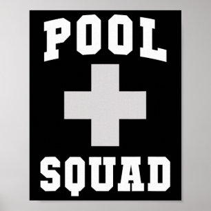 Cute Pool Squad Rescuer Dispatch Lifeguards Swim C Poster
