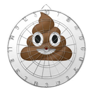 Cute Poop Emoji Dartboard