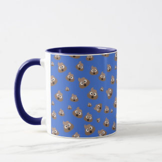 Cute Poop Emoji Pattern Mug