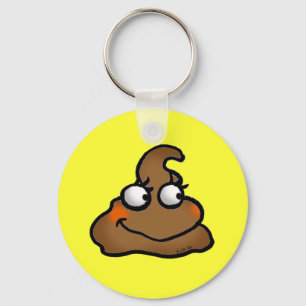 Cute poop keychain