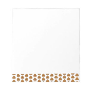Cute Poop Pattern Notepad