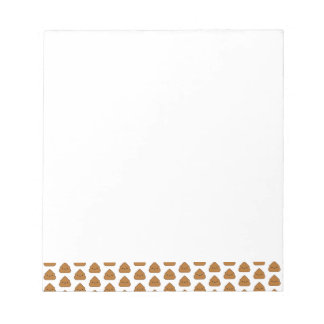 Cute Poop Pattern Notepad