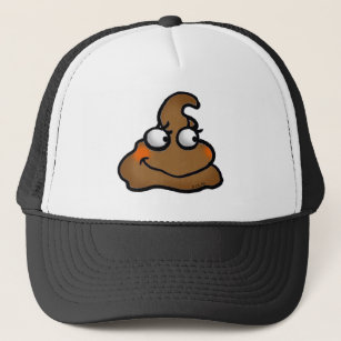 Cute poop trucker hat