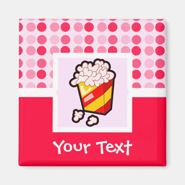 Cute Popcorn Magnet (Front)