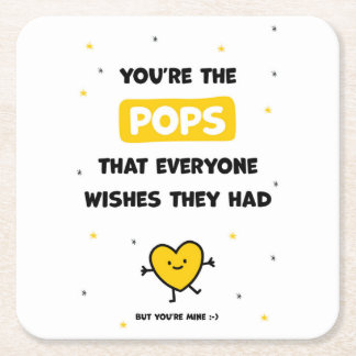 Cute Pops Coaster from Daughter or Son