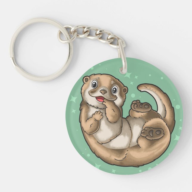 Cute Porte - clé Otter (Devant)