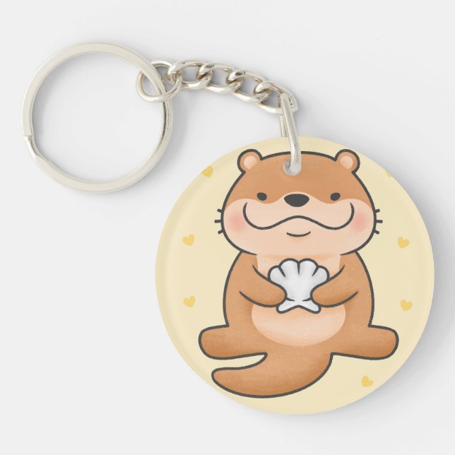 Cute Porte - clé Otter (Devant)