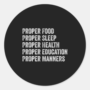 Cute Positive Saying Life Motivational Quote Inspi Classic Round Sticker