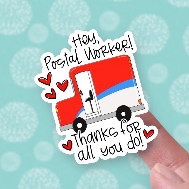 Cute Postal Worker Thanks Canada Post Truck (Creator Uploaded)