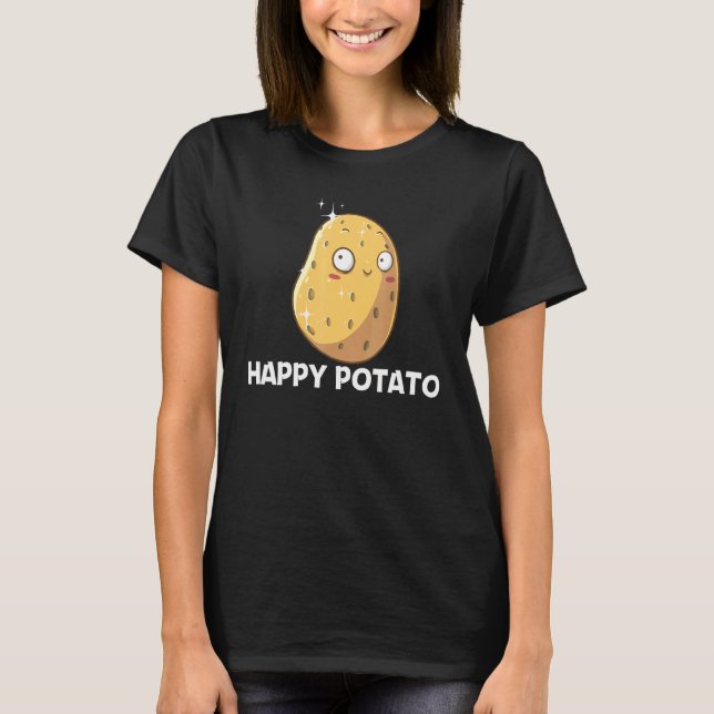 Cute Potato For Men Women Vegetable Baked Potato T-Shirt (Front)