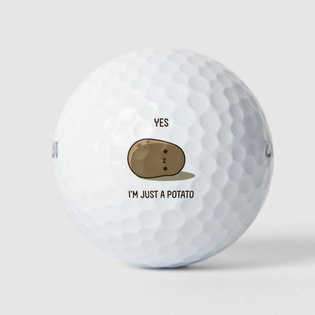 Cute Potato Golf Balls (Front)