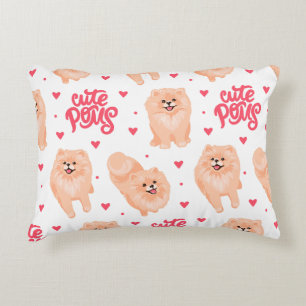 Cute pous accent pillow