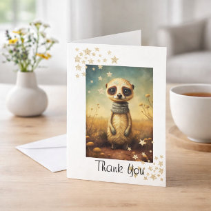 Cute Prairie Dog  Thank You Card