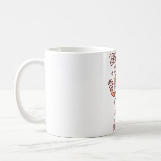 Cute Prawn Sushi Ebi Thing Will Be A Ok Pun Coffee Mug (Left)