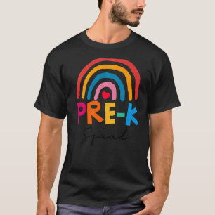 Cute Pre K Squad School Admin Appreciation Back To T-Shirt