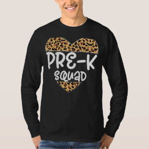 Cute Pre K Squad School Admin Appreciation Back To T-Shirt