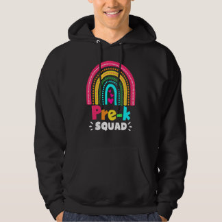 Cute Pre K Squad School Admin Appreciation Front O Hoodie