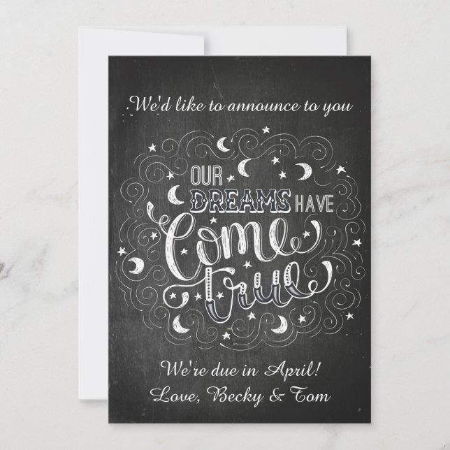 Cute Pregnancy Announcement (Front)