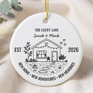 Cute Pregnancy Announcement Ceramic Ornament