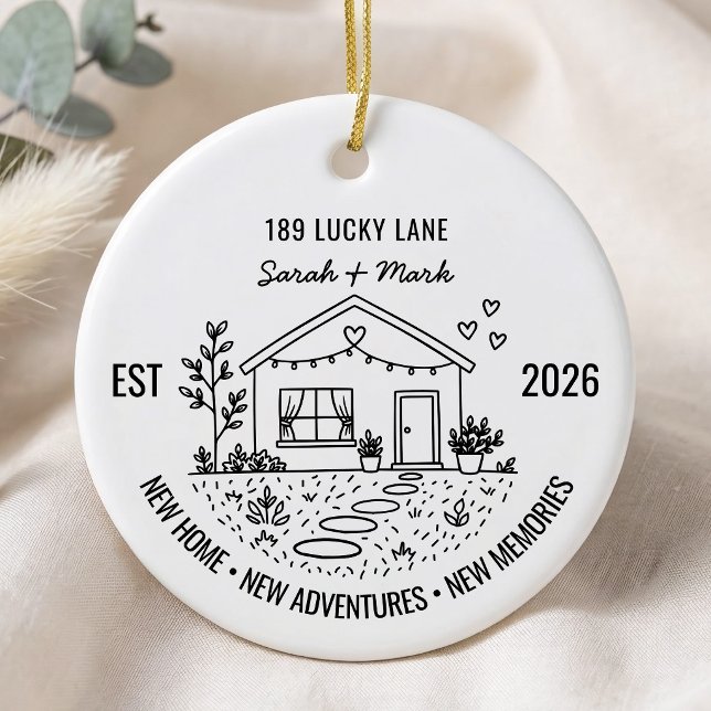 Cute Pregnancy Announcement Ceramic Ornament (Creator Uploaded)