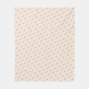 cute preppy esthetic pink lightning bolt fleece blanket