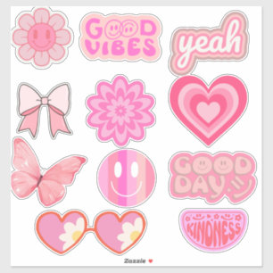cute preppy pink