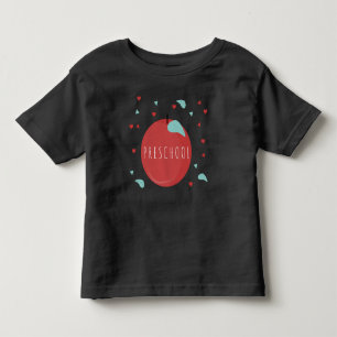 Cute Preschool Back to School Apple Toddler T-shirt