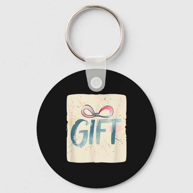 Cute Present Costume For Birthday And Christmas  Keychain (Front)