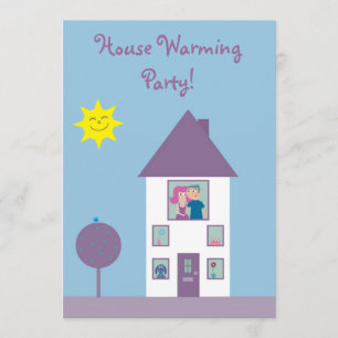 Cute & Pretty House Warming Party Invitation